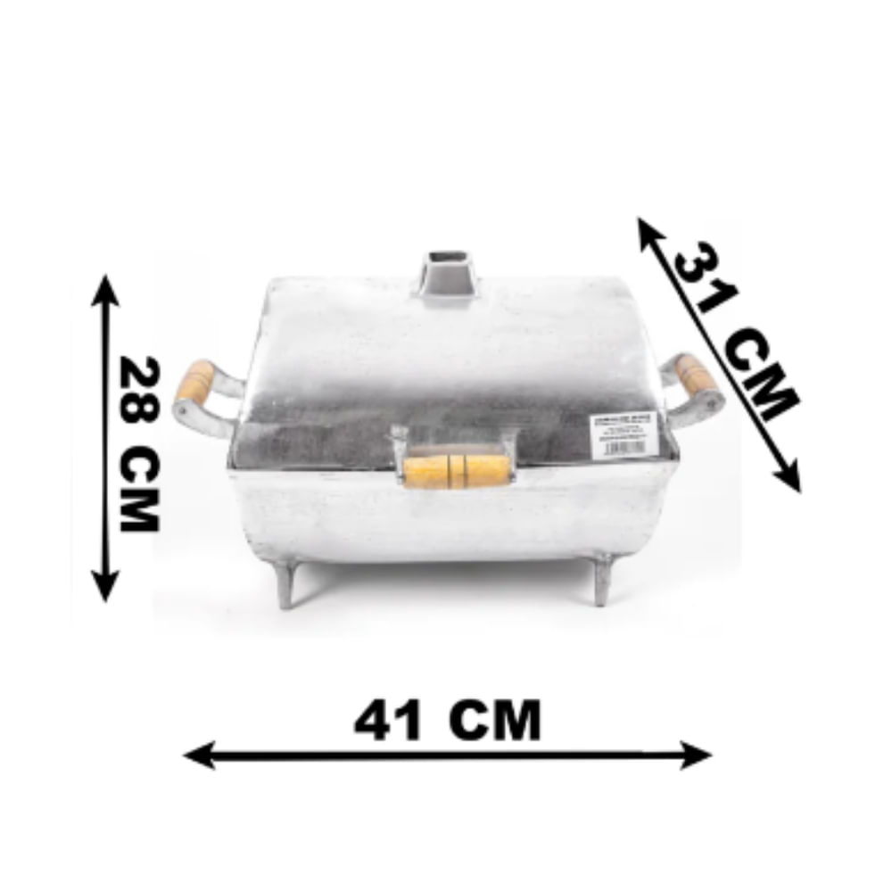 Churrasqueira A Bafo De Alumínio fundido