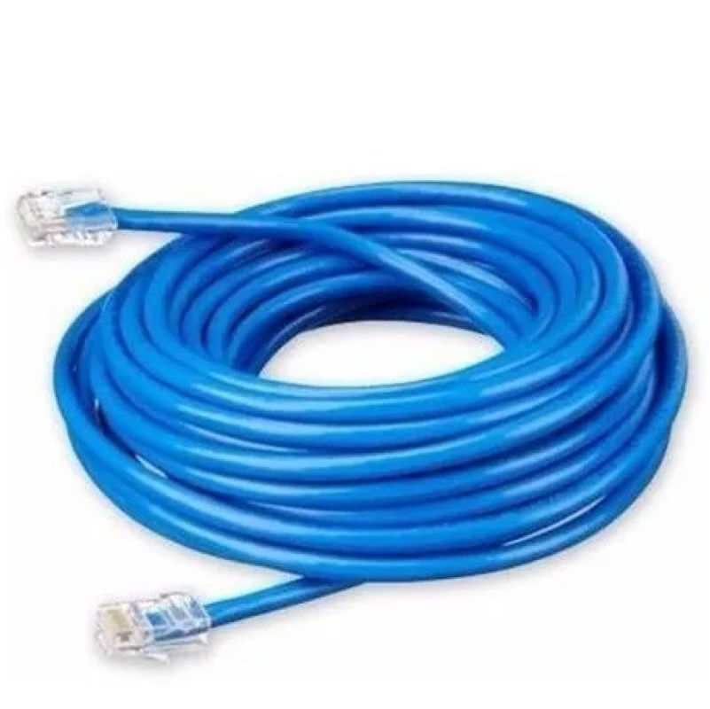 Cabo De Rede RJ45 Montado 20 metros Alta Qualidade Cat5