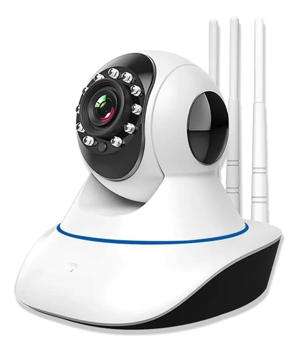 Babá Eletrônica Câmera Ip Wifi Visão Noturna S/fio 3 Antenas - BABY CAM