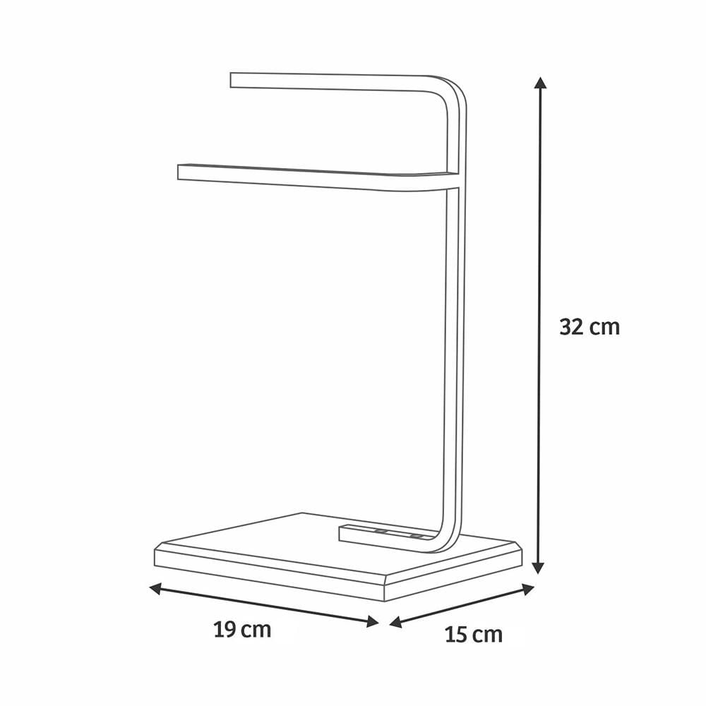 Porta Toalha de Rosto Para Pia Glam Base de Madeira D09 Preto - Mpozenato