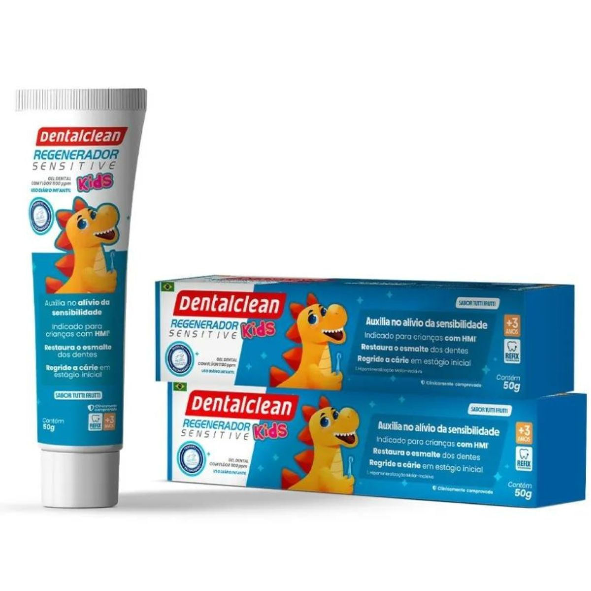 2X GEL DENTAL REGENERADOR SENSITIVE KIDS - 50G - DENTALCLEAN