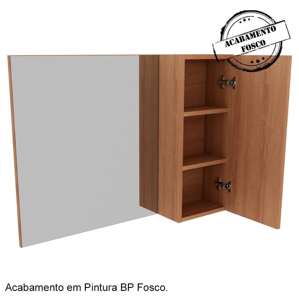 Conjunto Para Banheiro Gabinete Bn3601x02 Amendoa