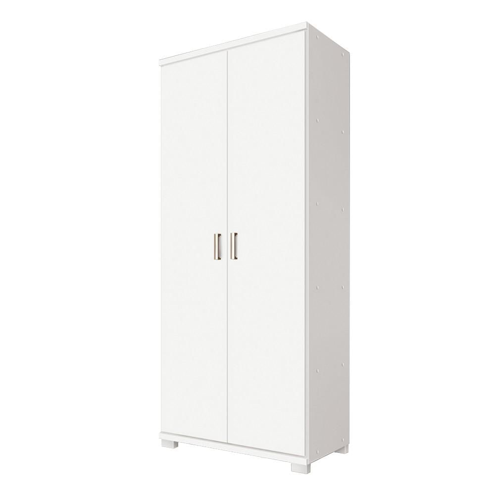 Armário Multiuso 2 Portas 4 Prateleiras New F08 Branco - Mpozenato