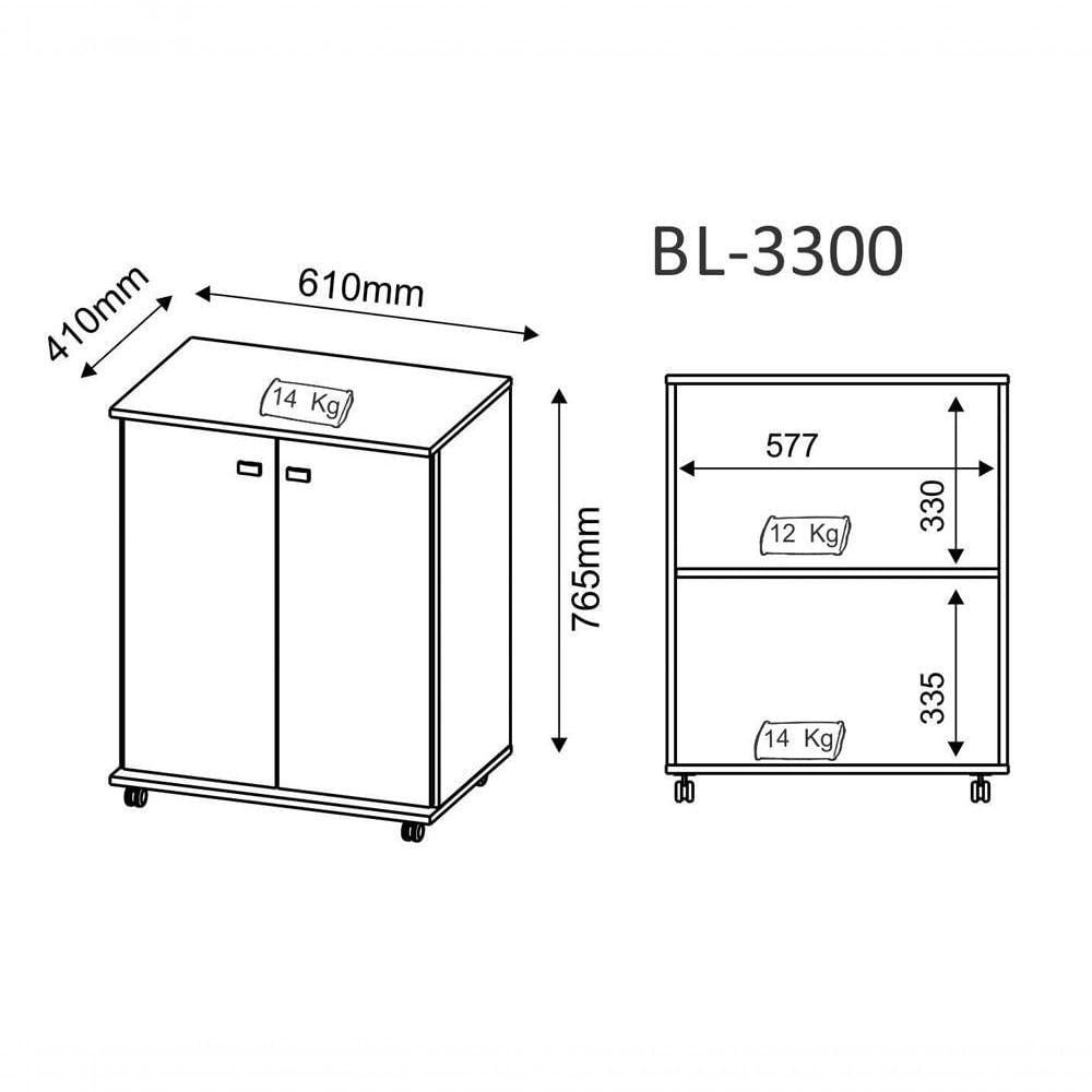 Conjunto De Armarios Para Lavanderia 04 Peças Cj1 Branco