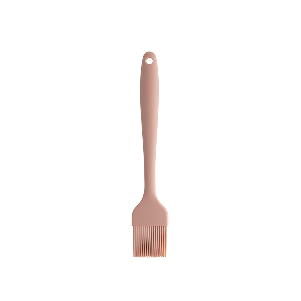 Pincel Culinario Silicone Utensilio de Cozinha Rosa 1un