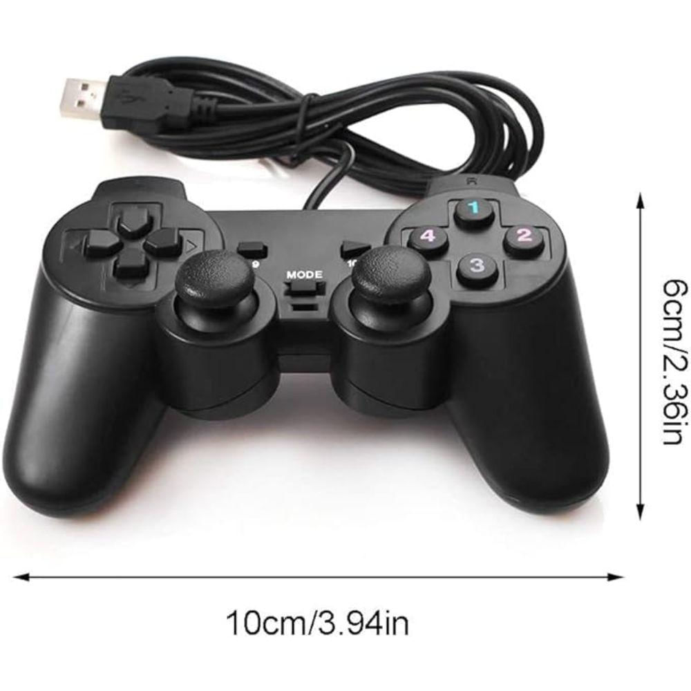 Kit 2 Controles Joystick Usb Para Computador Notebook Ps2