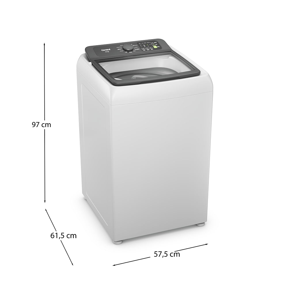Lavadora de Roupas Consul 13Kg com Modo Econômico Branca CWN13AB – 127 Volts 127 Volts