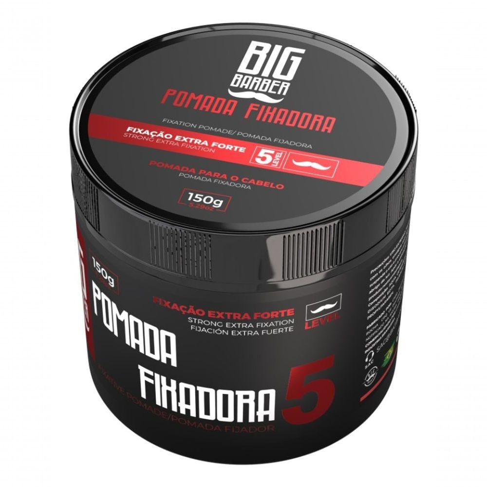 Pasta Fixadora Big Barber Level 5 Fixação Extra Forte 150g