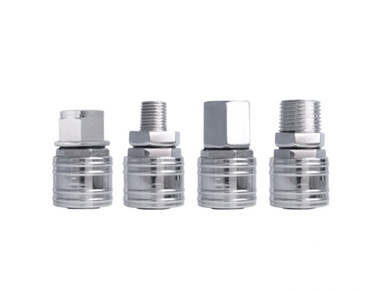 Engate Rapido P/Ar Comp Zamak Crom Rosca Macho 1/4" 10401E