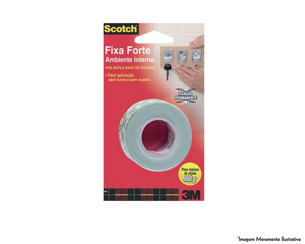 Fita Dupla Face 3M Fixa Forte Esp Int 24Mmx1,5M 113