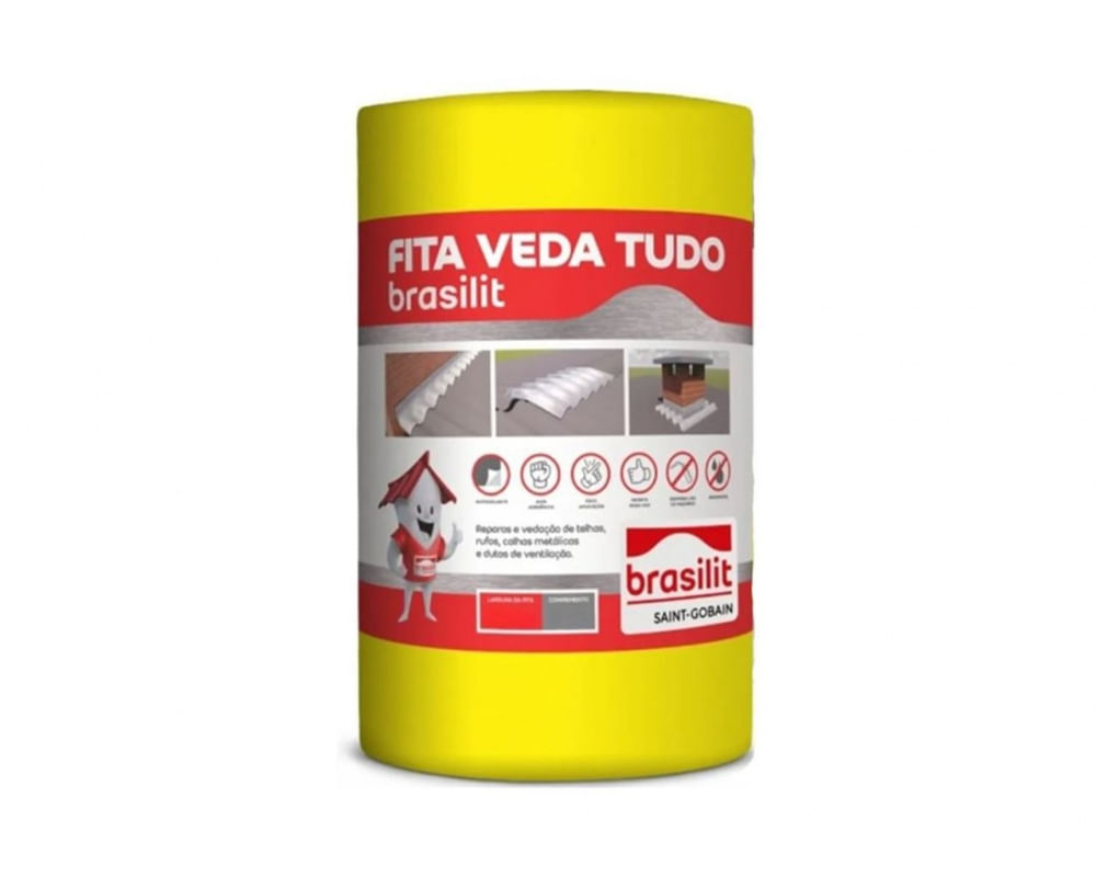 Fita Multi-Uso Veda Tudo Brasilit 15Cmx10M