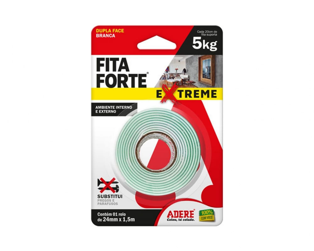 Fita Dupla Face Adere Extreme 24Mmx1,5M