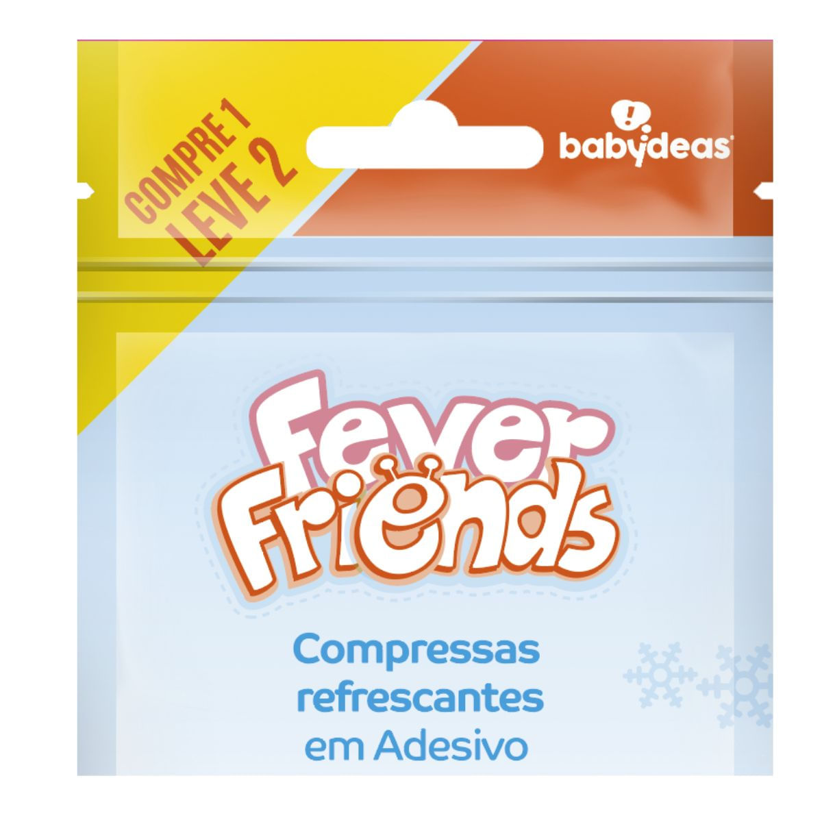 3X FEVER FRIENDS - COMPRESSAS INFANTIS 2 EM 1 - BABYDEAS