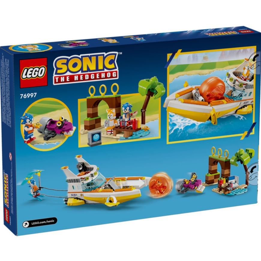 Sonic Barco Aventura do Tails - Lego 76997