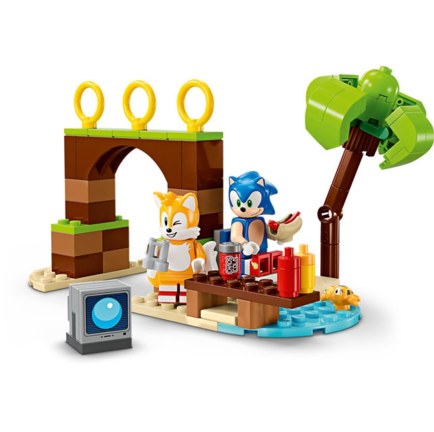 Sonic Barco Aventura do Tails - Lego 76997