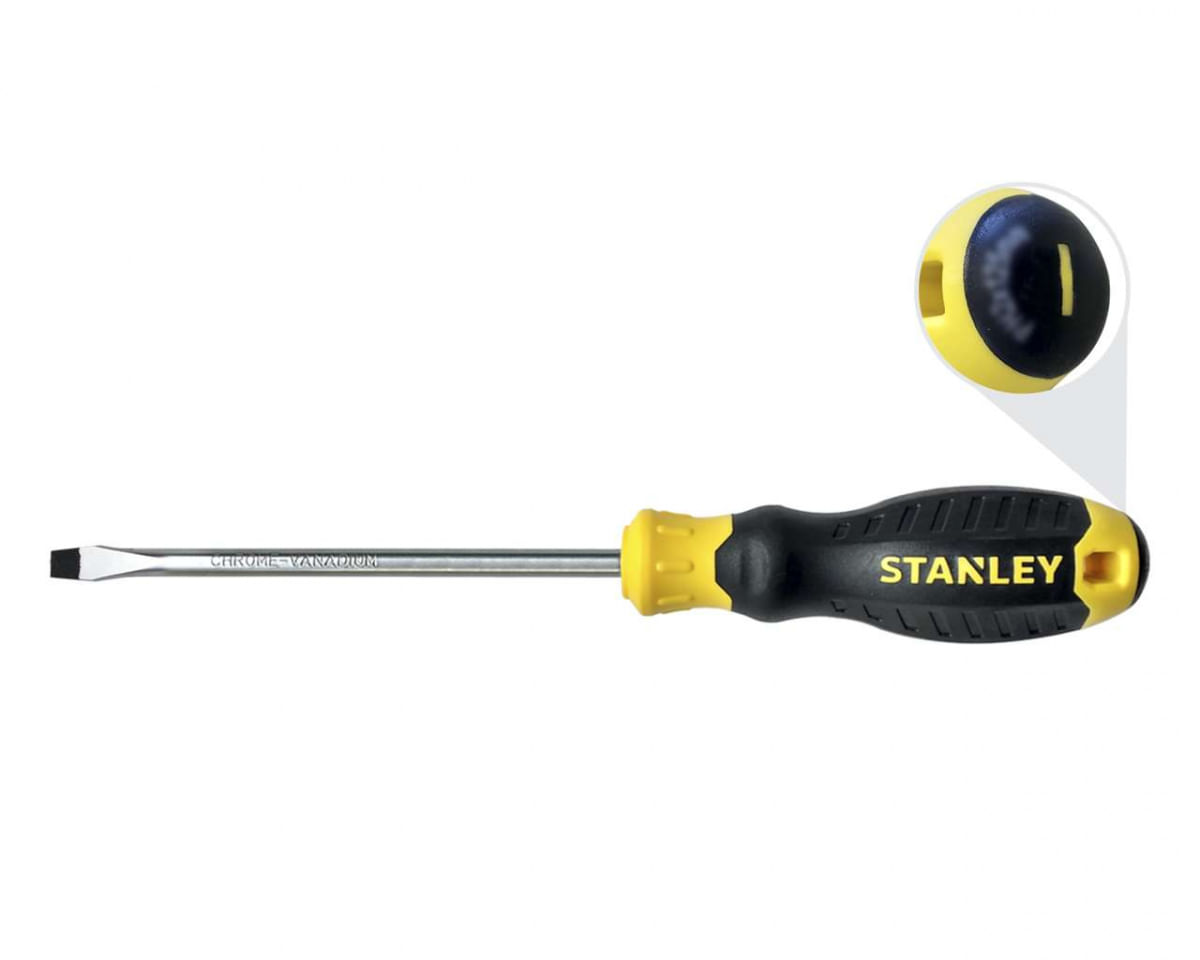 Chave Fenda Stanley Emborrachada P.Magnet C 1/4"X4"