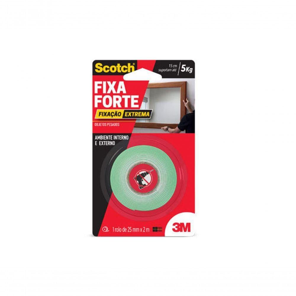 Fita Dupla Face 3M Fixa Forte Extreme 24Mmx2M