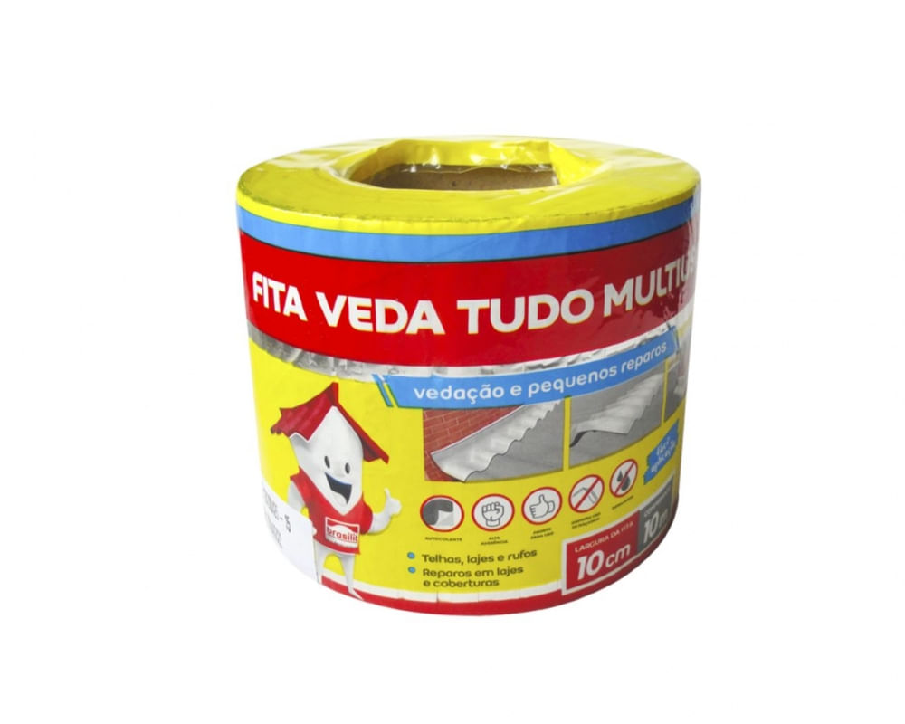 Fita Multi-Uso Veda Tudo Brasilit 10Cmx10M