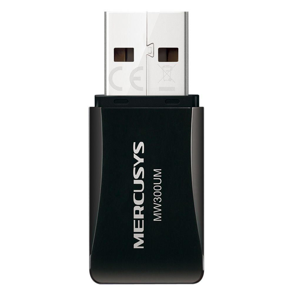 Adaptador Usb Wireless Mercusys Mw300um 300mbps Mini