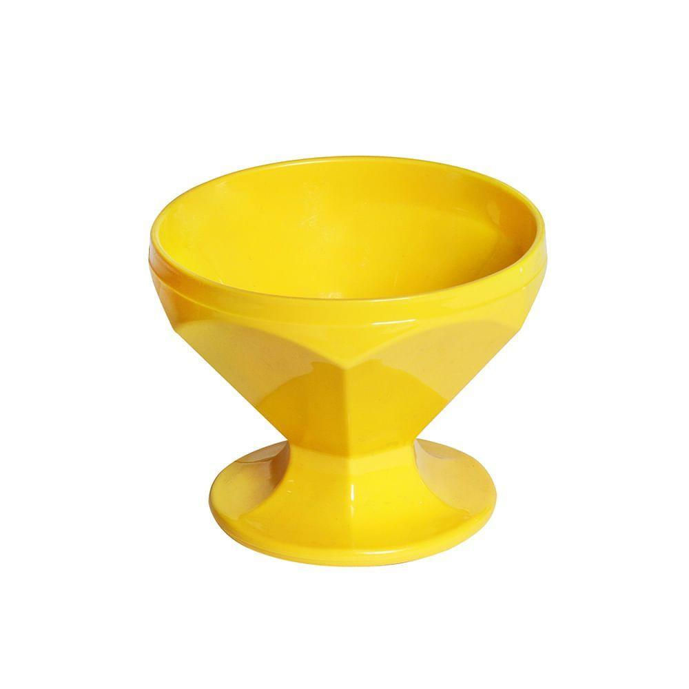 Taça Caribe De Sobremesa 150ml Amarelo Em Polipropileno Linha Tropical Vem