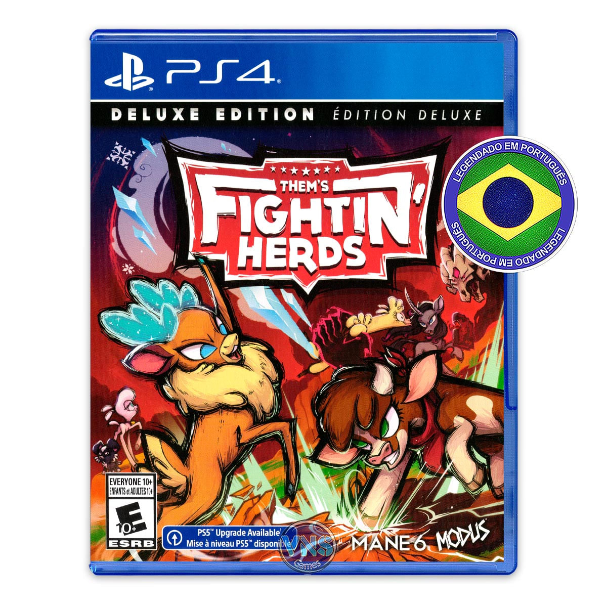 Them's Fightin' Herds - Deluxe Edition - PS4 - Mídia Física