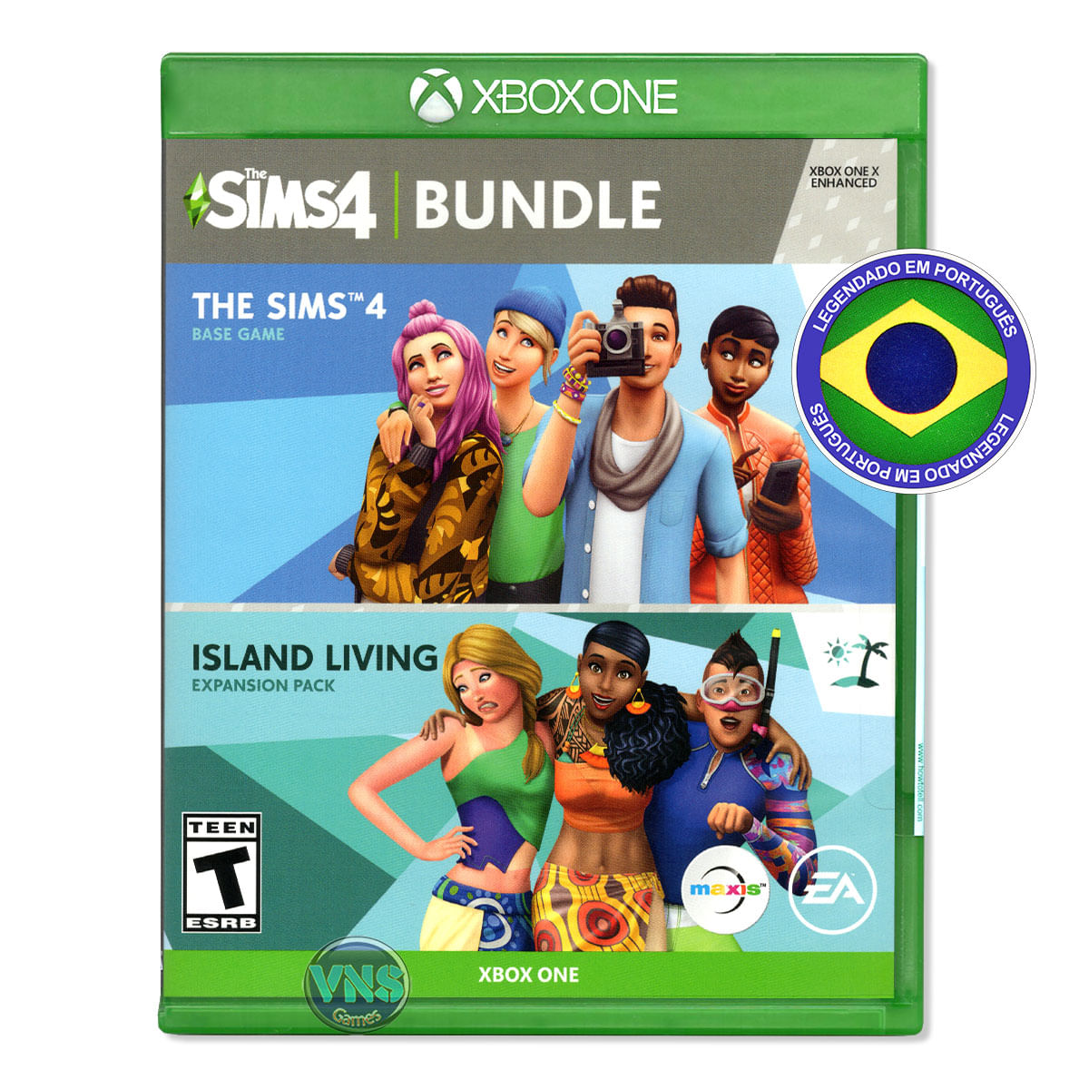 The Sims 4 Island Living Bundle - Xbox One - Mídia Física