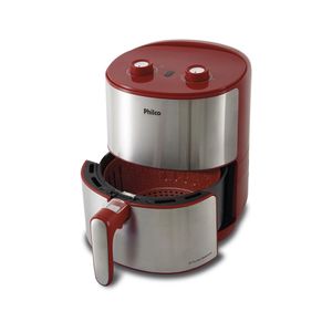 Fritadeira Elétrica Air Fryer Philco Redstone Pfr10vi Inox 3,2l Vermelha - 127v