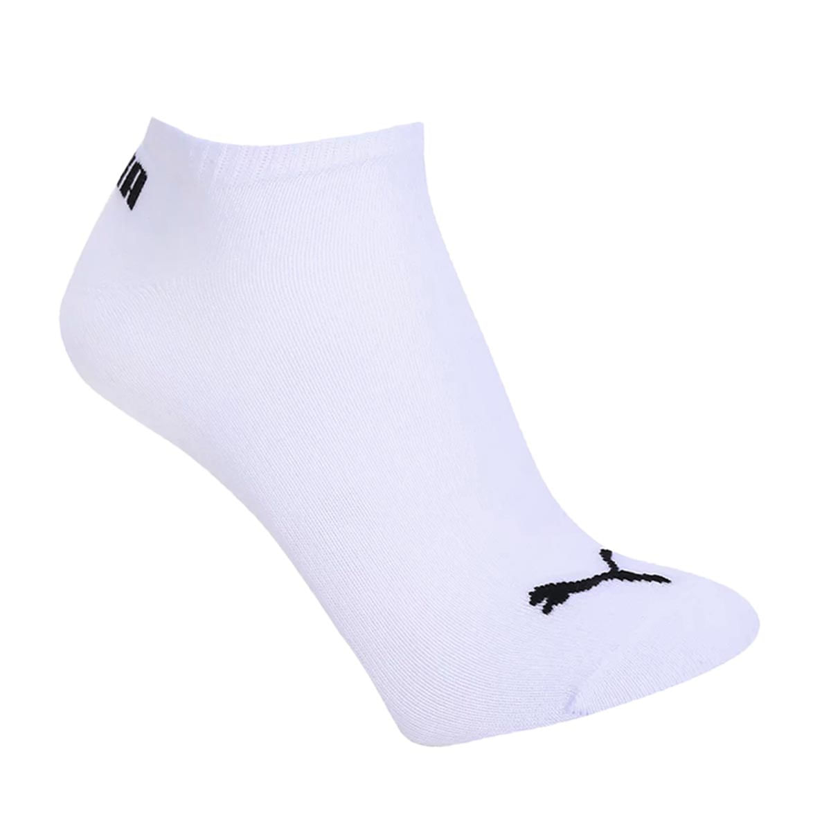 Kit 12 Pares de Meia Puma Logo 34-39 / Preto e Branco