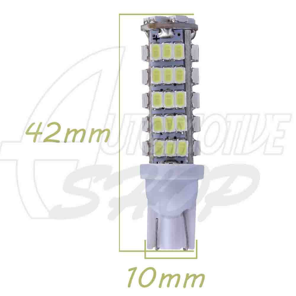 Lampada Pingo T10 5w 68 Leds SMD TORRE Super Branco Unidade