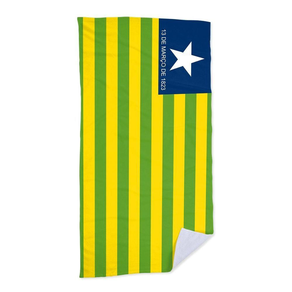 Toalha De Praia - Bandeira Piauí  criativas e clássicas