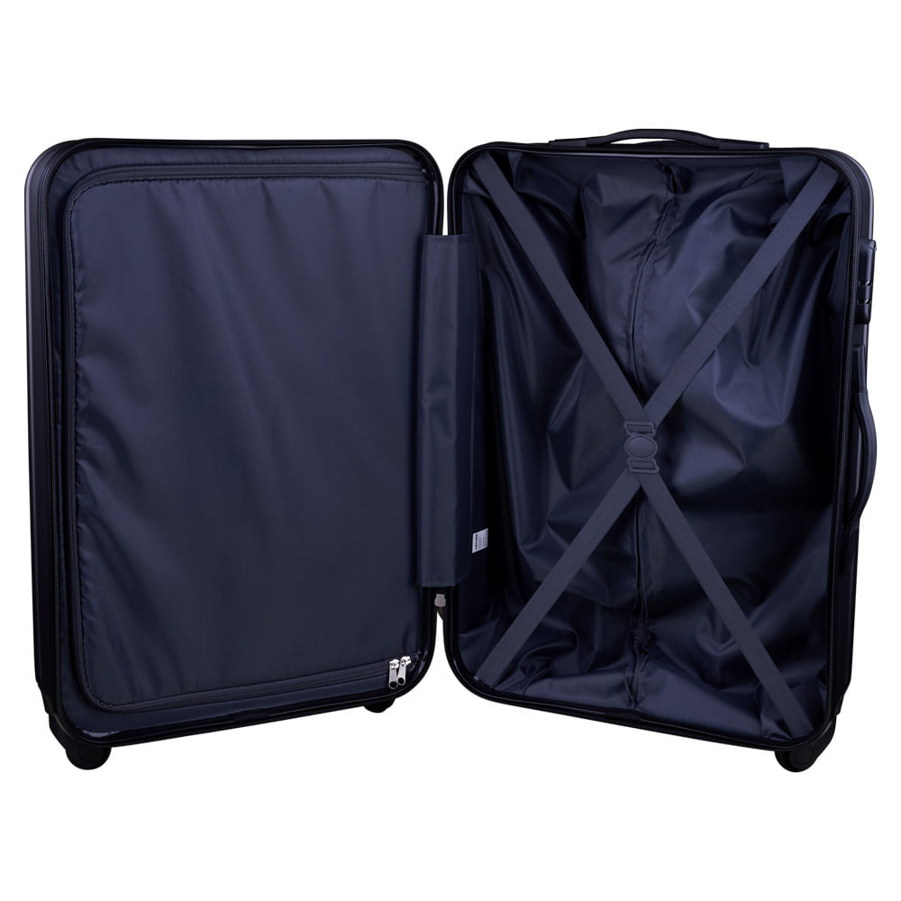 Mala de Viagem Média Cazza Gateway Bolder Cinza 15kg