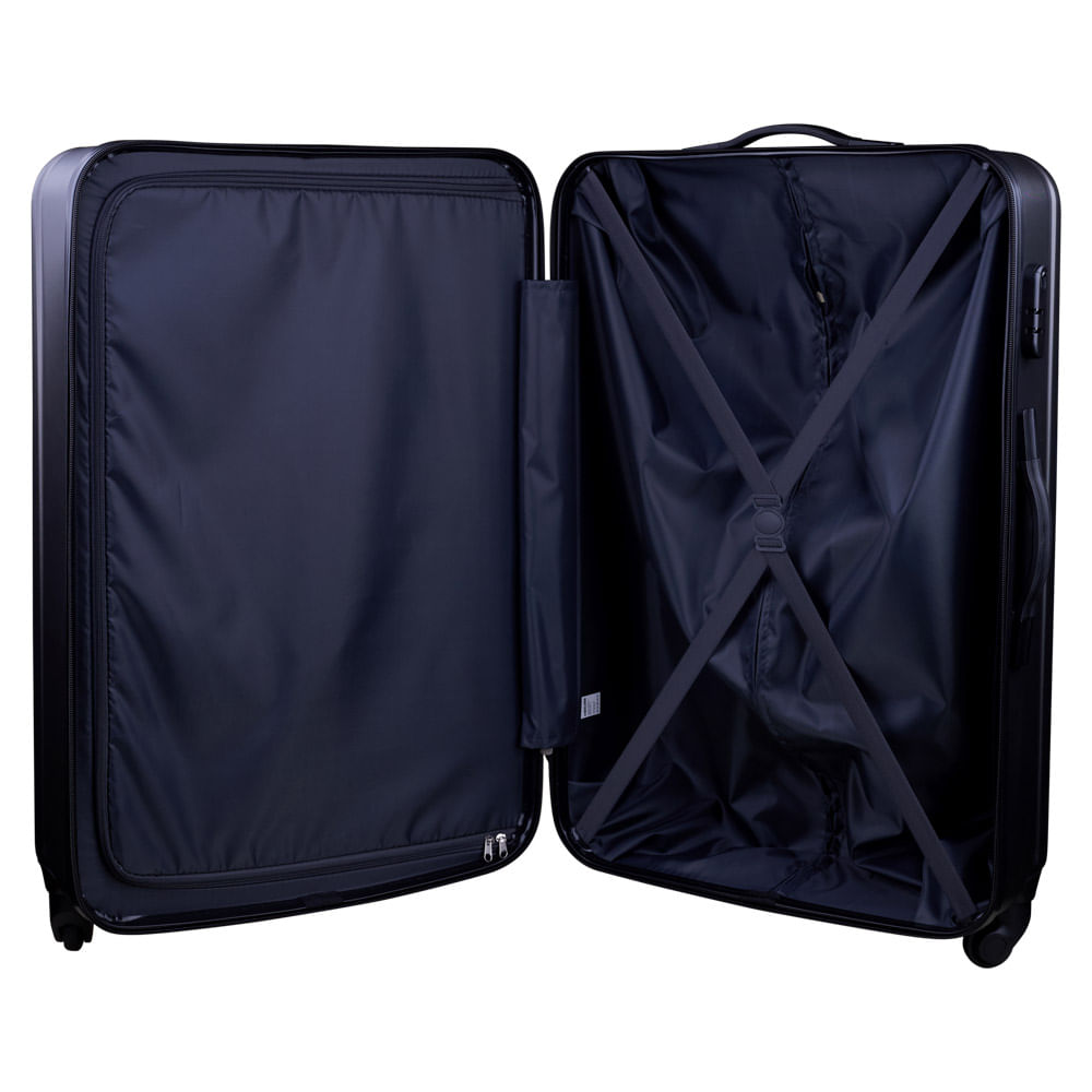 Mala de Viagem Grande Cazza Gateway Bolder Cinza 20kg