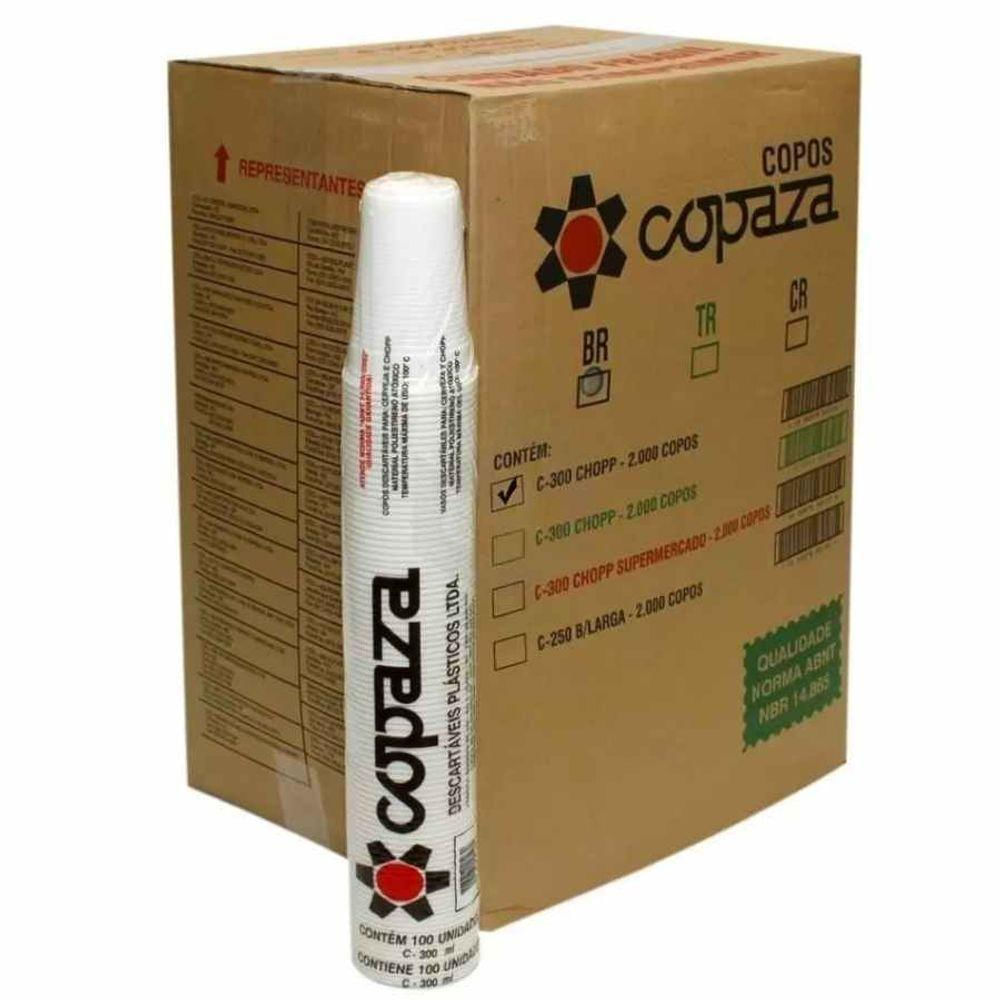 Copo Para água 200ml Copazza Abnt Ord 1 C-100