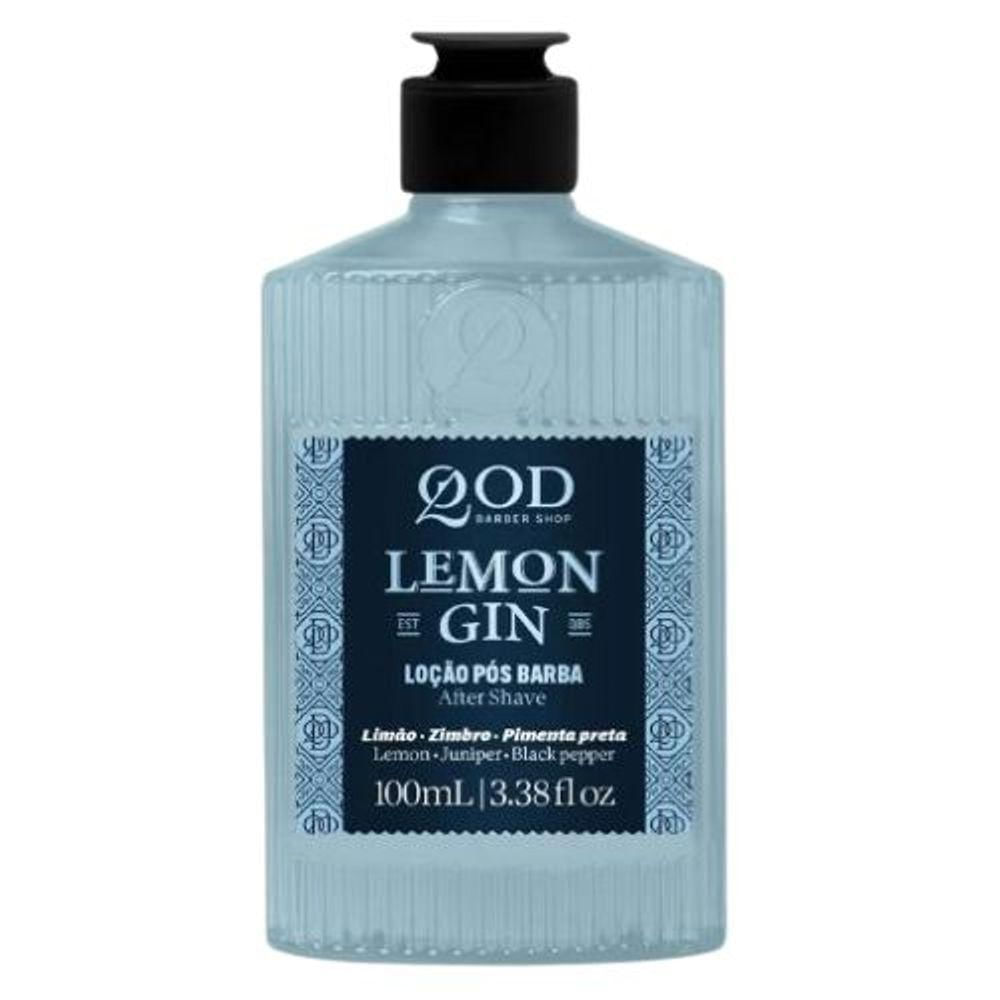 Loção Pós Barba Lemon Gin 100 Ml - Qod Barber Shop