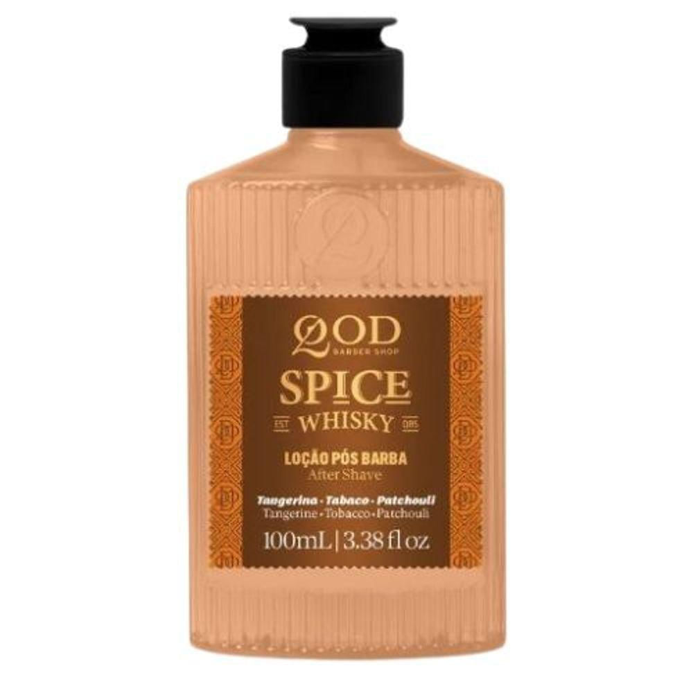 Loção Pós Barba Spice Whisky 100 Ml - Qod Barber ( Amazon Virtual)