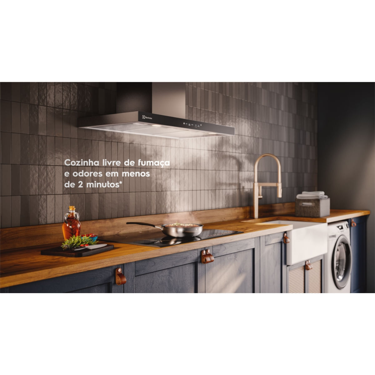 Coifa de Parede Electrolux 90cm Inox Inteligência Artificial CE9TF 110V 29909TBA189