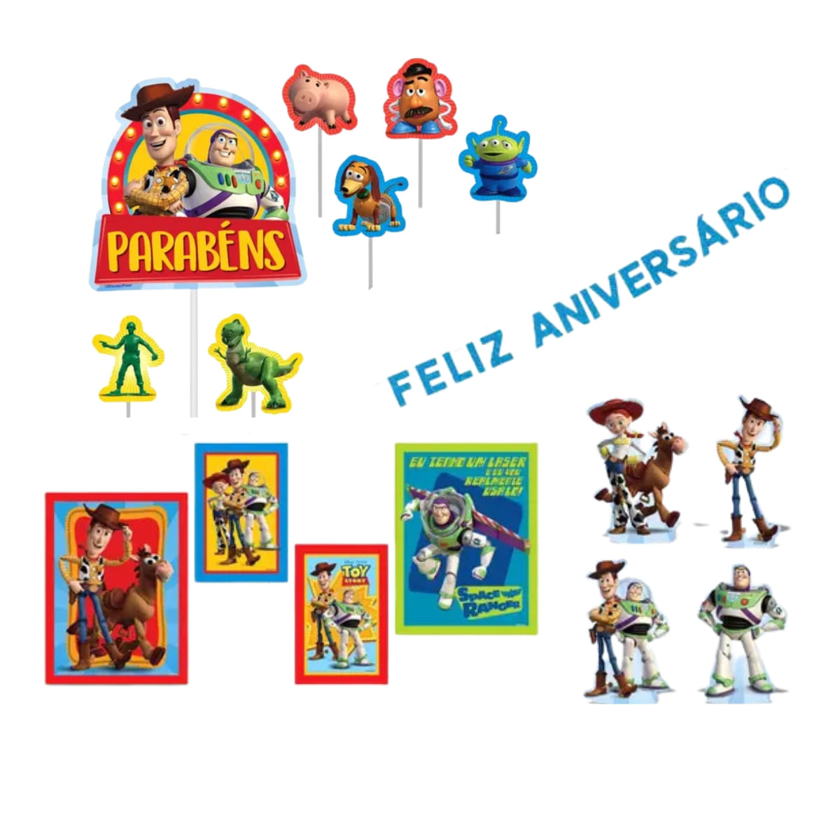 Kit Infantil Festa Fácil Toy Story - Piffer