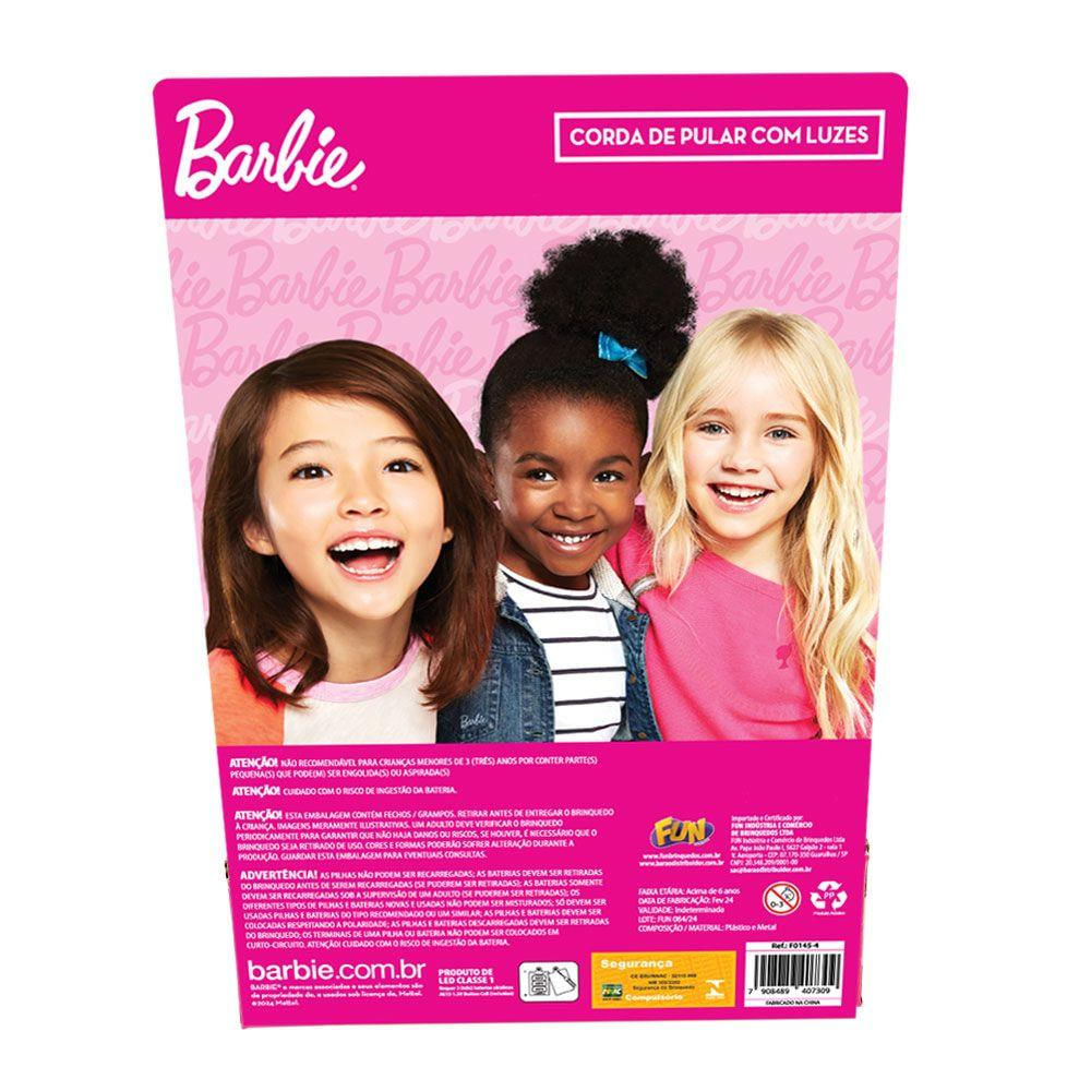 Barbie Corda de Pular com Luzes - Fun Divirta-se