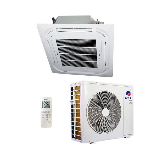 Ar Condicionado Split Cassete Inverter R-32 Gree G-prime Compact 56000 Btus Frio 220V Monofásico GULD56T1/A-S