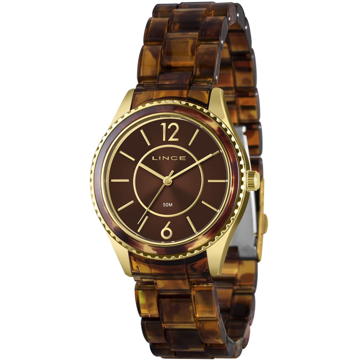 Relógio Lince Feminino Ref:lrp4770l40 N2qx Fashion Dourado