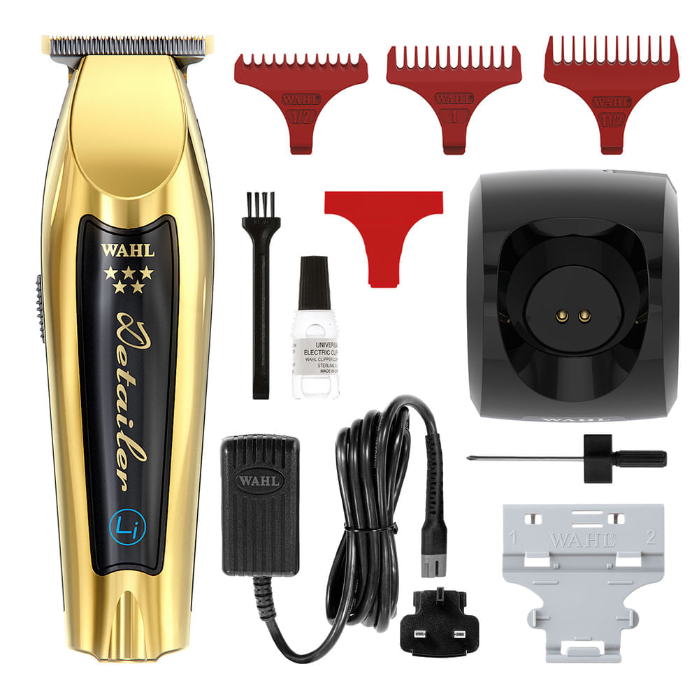 Máquina de Acabamento Wahl Detailer Cordless LI Gold Bivolt Bivolt