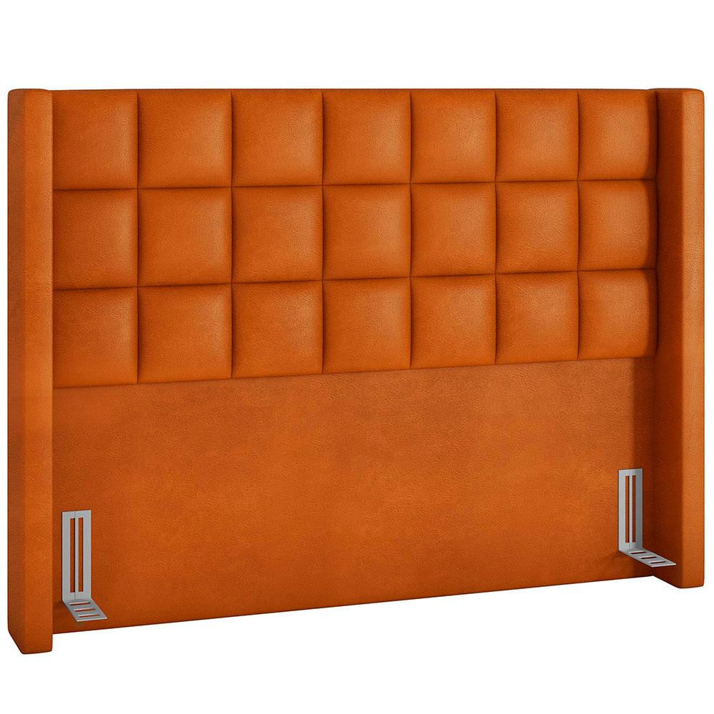 Cabeceira Cama Box Casal 195 cm P05 Paris Couríssimo Camel - Lyam Decor