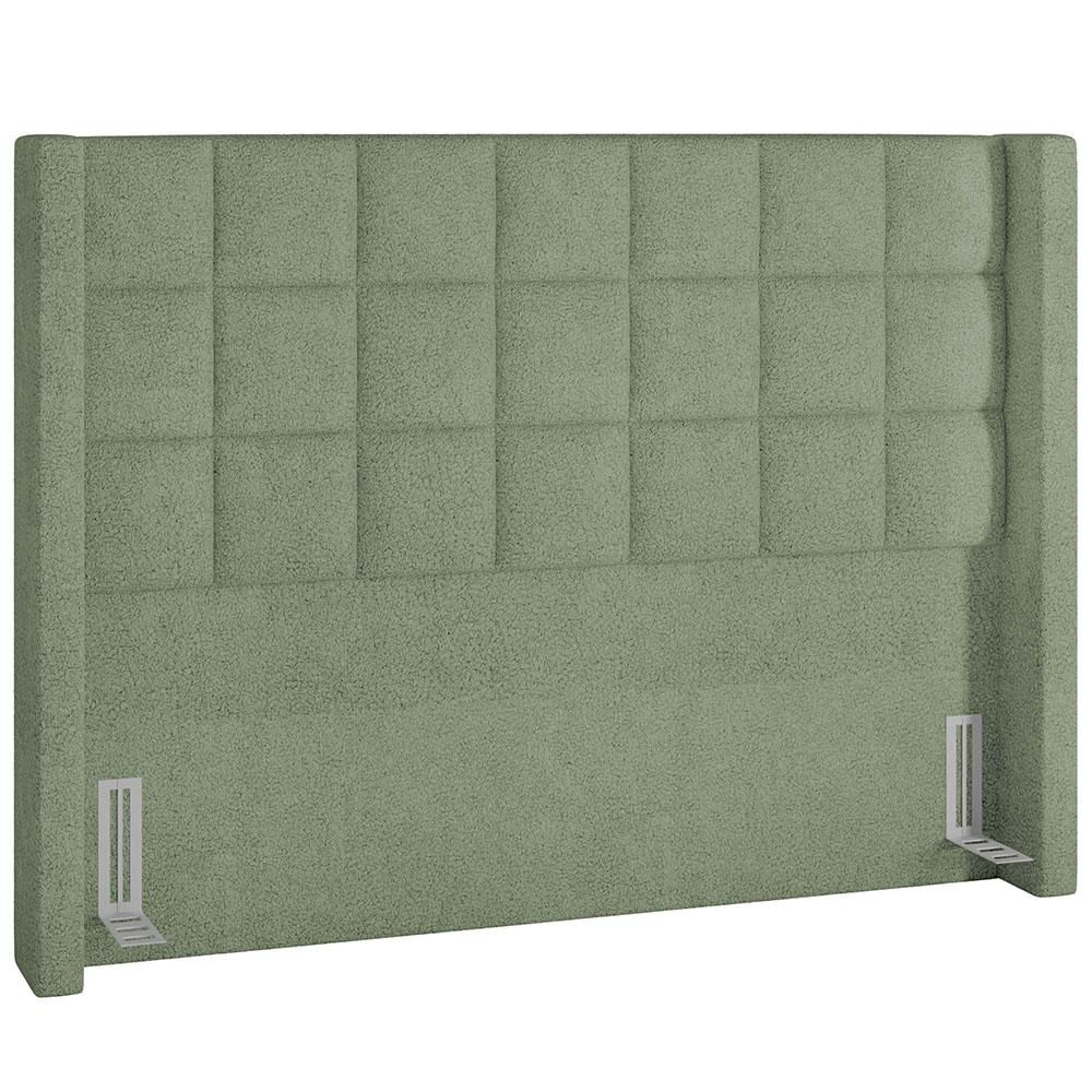 Cabeceira Cama Box Casal 140 cm P05 Paris Bouclê Oliva - Lyam Decor