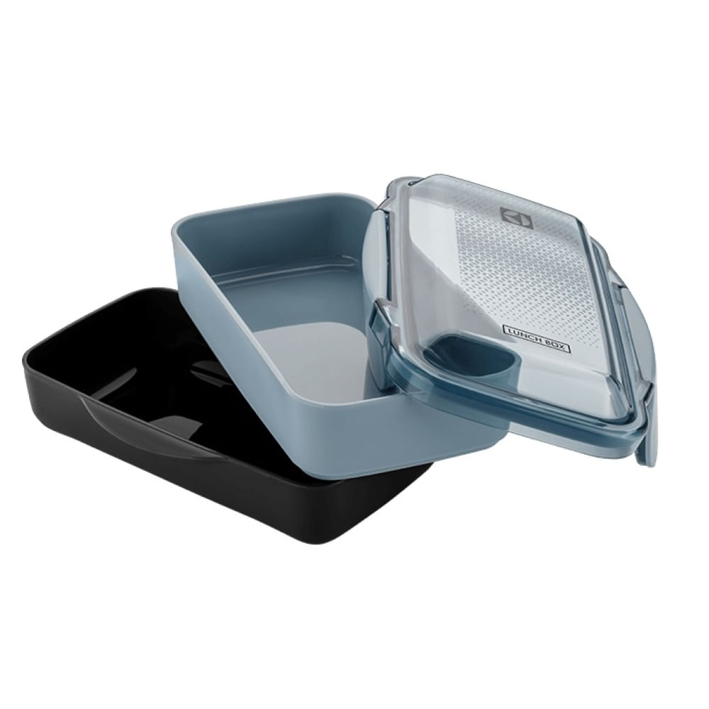 KIT ELECTROLUX LUNCH BOX E GARRAFA TÉRMICA SENSE TO GO 1L PRETO