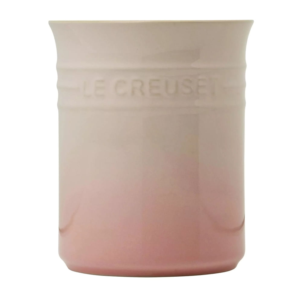 PORTA UTENSÍLIOS LE CREUSET CLÁSSICO EM CERÂMICA 1L SHELL PINK 71501117770001