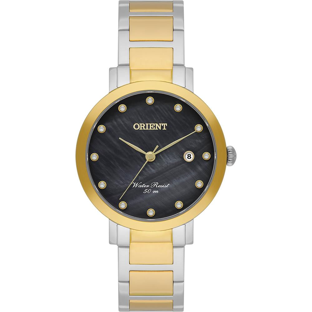 Relógio Orient Feminino Ref:Ftss1164 P1sk Casual Bicolor