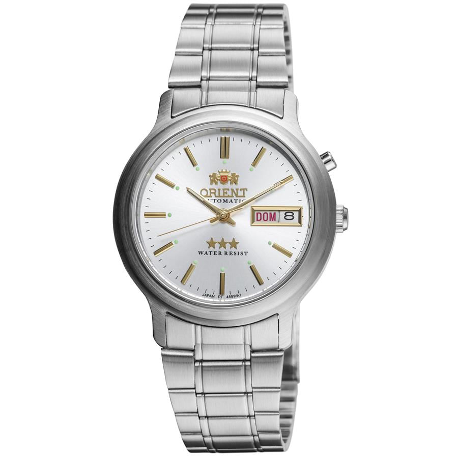 Relógio Orient Masculino Ref:469wa1af B1sx Automático Prateado