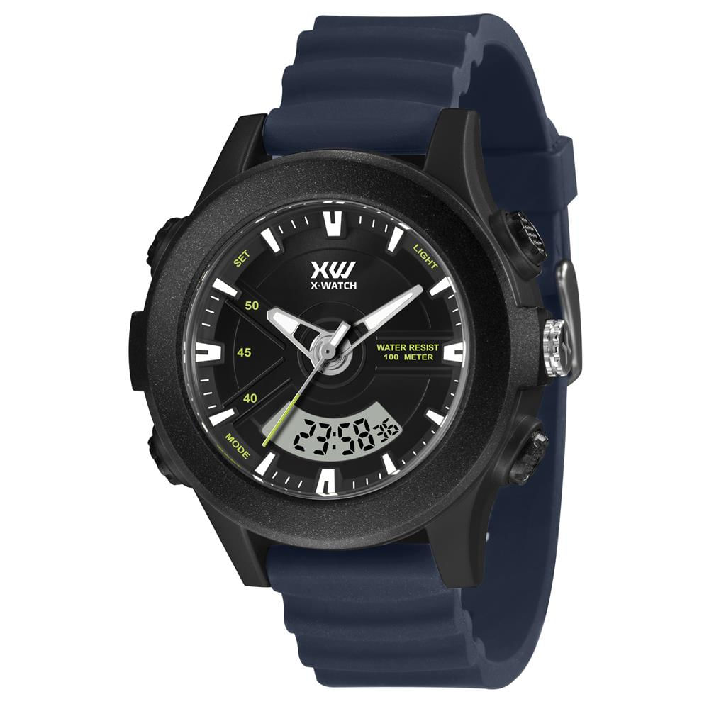 Relógio X-Watch Masculino Ref: Xmppa356 P1dx Esportivo Anadigi