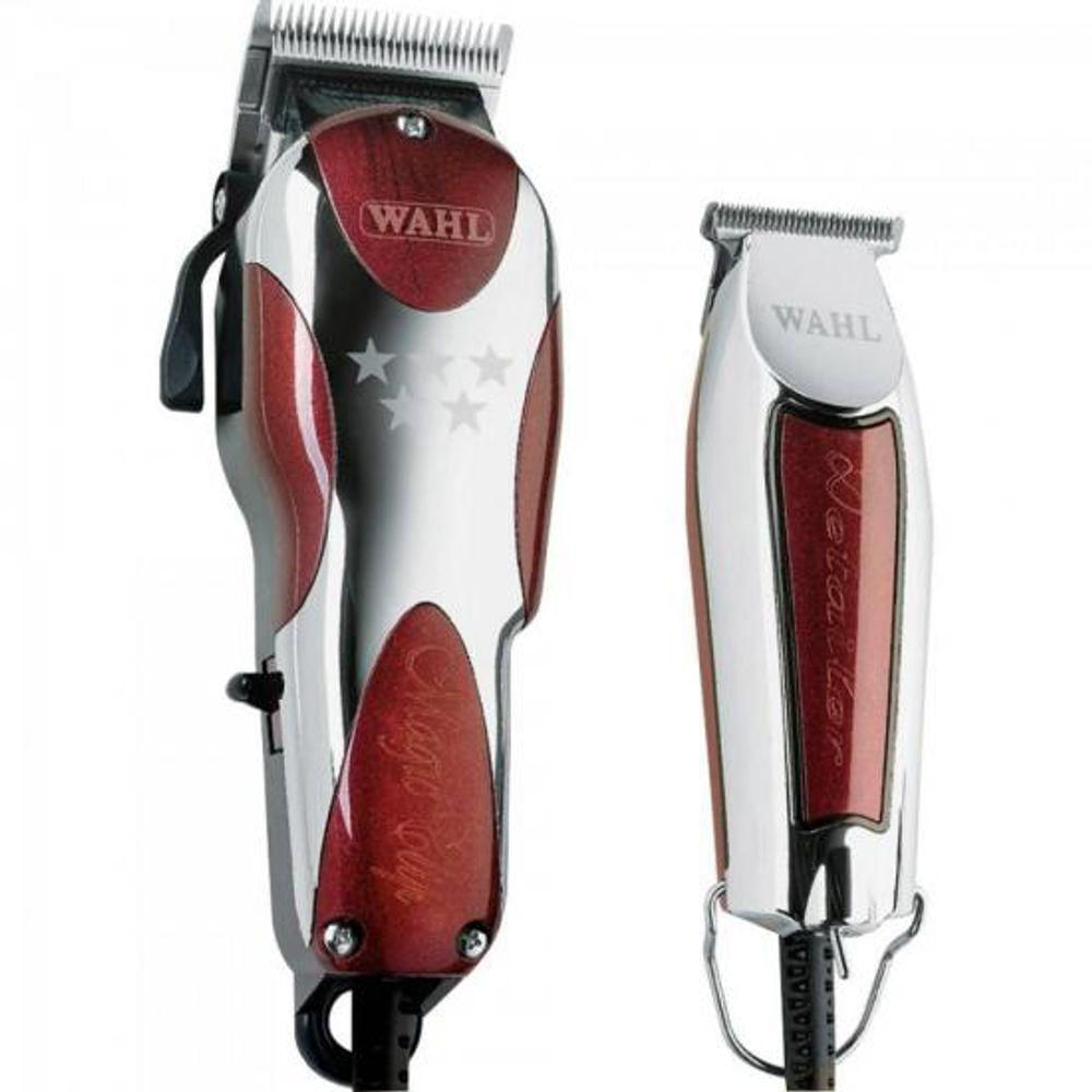 Kit De Máquina De Corte E Acabamento Wahl Magic Clip E Detailer 127v