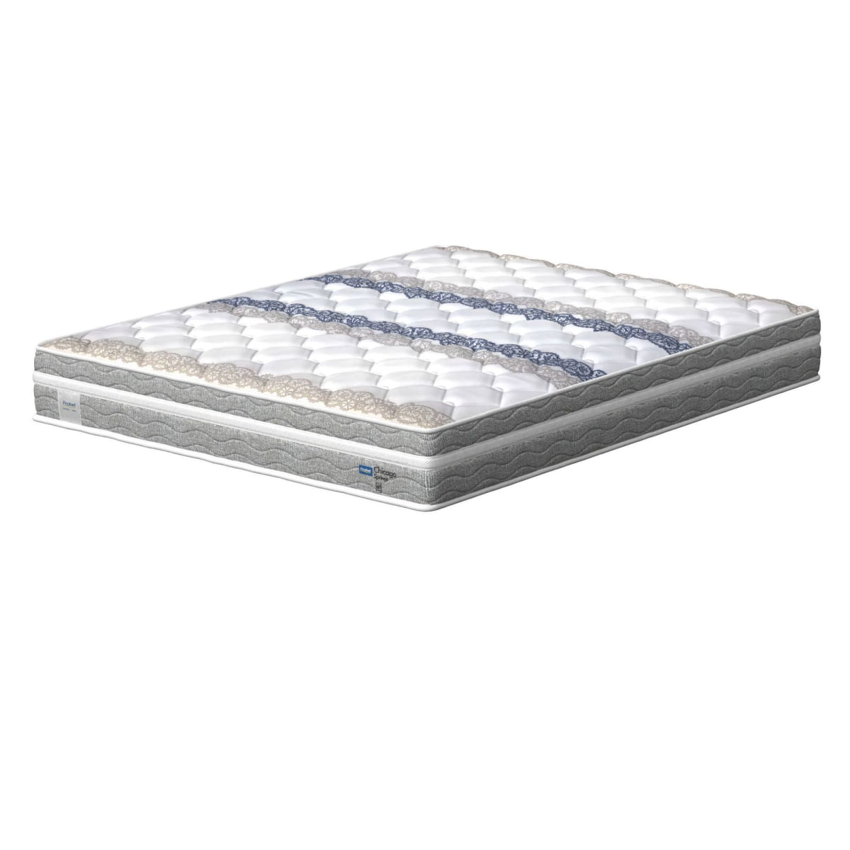 Conjunto Box Queen Mola Probel Chicago (158x198x24cm)